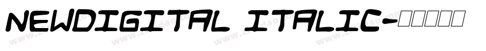NewDigital Italic字体转换